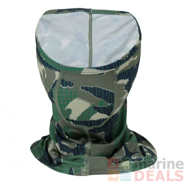 AFTCO Sun Mask Nukam Green Camo UPF40+