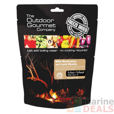 The Outdoor Gourmet Company Wild Mushrooms and Lamb Risotto 190g