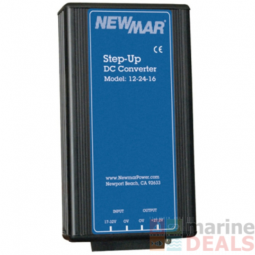 Newmar 12-24-16 Step Up DC Converter 16A Continuous