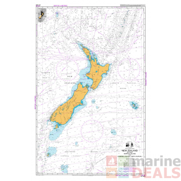 NZ 14600 New Zealand including Norfolk and Campbell Island / Motu Ihupuku Chart