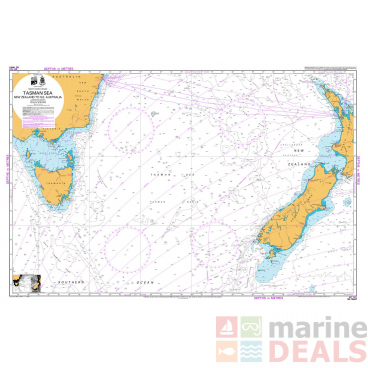 NZ 14601 Tasman Sea New Zealand to S.E. Australia Chart