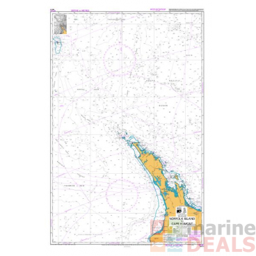 NZ 21 Norfolk Island to Cape Egmont Chart