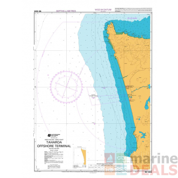 NZ 4424 Taharoa Offshore Terminal Chart