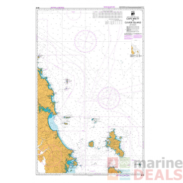 NZ 52 Cape Brett to Cuvier Island Chart