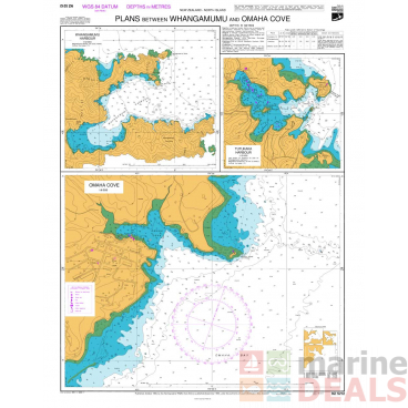 NZ 5212 Plans between Whangamumu and Omaha Cove Chart