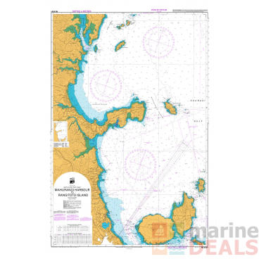 NZ 5321 Mahurangi Harbour to Rangitoto Island Chart