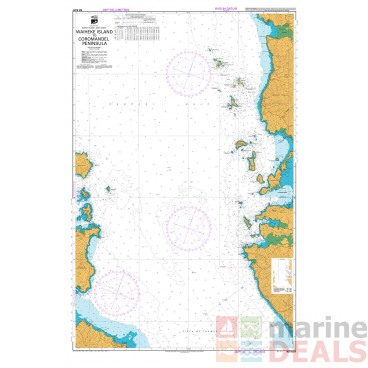 NZ 5327 Waiheke Island to Coromandel Peninsula Chart
