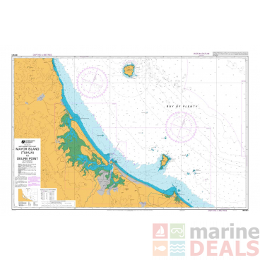 NZ 541 Mayor Island Tuhua to Okurei Point Chart