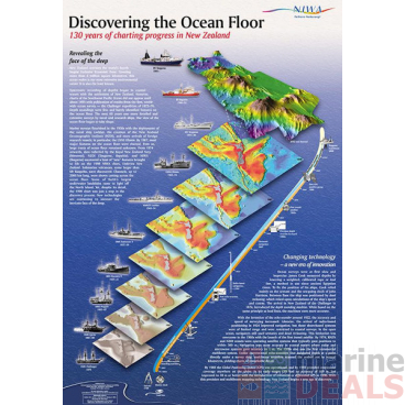 Discovering the Ocean Floor - 130 Years of Charting Progress in New Zealand Poster