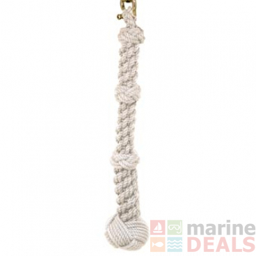 Weems & Plath Off-White Lanyard for #12000 Brass Bell