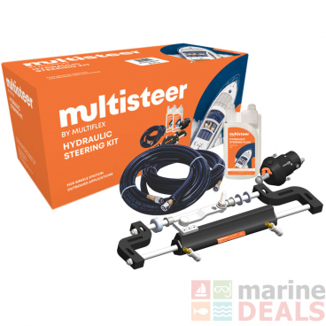 Multiflex Multisteer Outboard Hydraulic Steering Kit For Up To 115 HP Engines