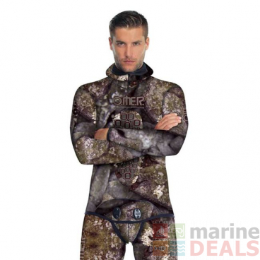 OMER Holo Stone Mens Spearfishing Wetsuit Jacket 5mm Size 6 - Jacket Only