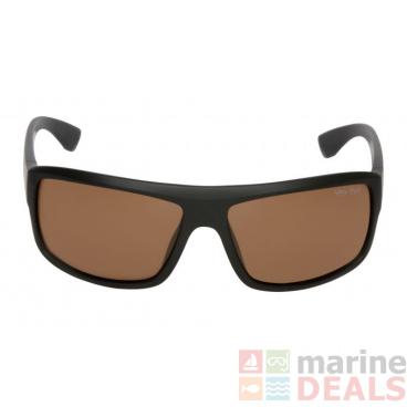 Ugly Fish P3477 Polarised Sunglasses Matte Black Frame Brown Lens