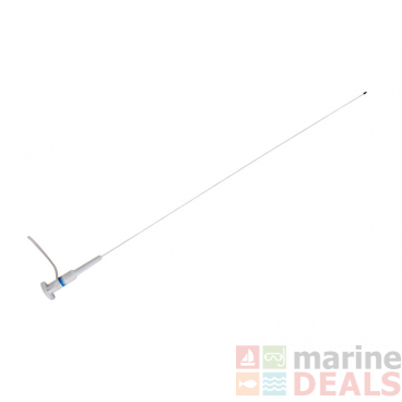 Pacific Aerials SeaMaster AM/FM Antenna with Base and Cable 1m Stainless Steel