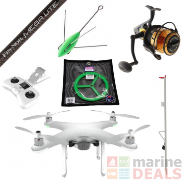 Condor Drone and Penn Spinfisher Drone Fishing Package 10ft 10-15kg 2pc