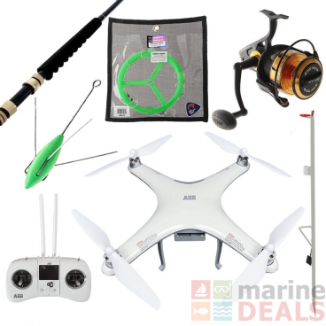 Condor Drone and Penn Spinfisher Drone Fishing Package 7ft 24kg 4pc