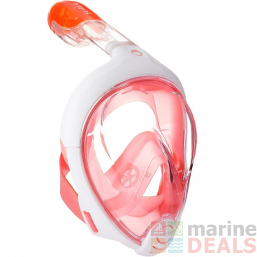 Subea Easybreath Full Face Snorkel Mask Strawberry Pink S/M