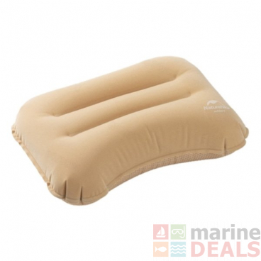 Naturehike Ultralight TPU Flocked Inflatable Travel Pillow Khaki