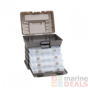 Plano Guide Series StowAway Rack Tackle Box System with 4 Utility Boxes