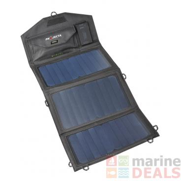 Projecta COMPAC Folding Solar Panel with 6000mAh Power Bank 15W