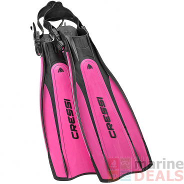 Cressi Pro Light Open Heel Dive Fins Pink XS