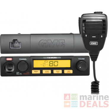 GME TX3520S Remote Head UHF CB Radio 5W with Scansuite