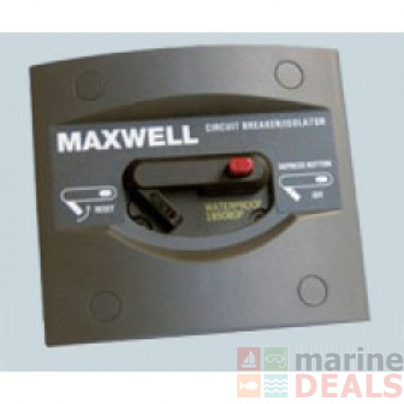 Maxwell 40 Amp 12V/24 V Circuit Breaker/Isolator Panel