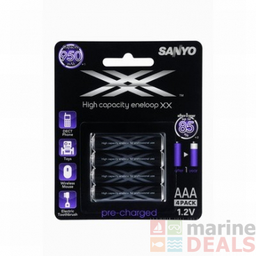 Sanyo XX High Capacity Eneloop Ni-MH Battery 1.2V