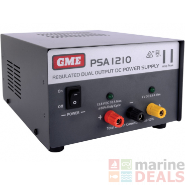 GME PSA1210 Regulated Dual Output DC Power Supply 11A