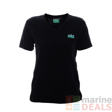 Ridgeline Ribbonwood Fleece Womens Thermal T-Shirt Black XS