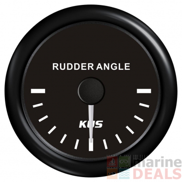 KUS Rudder Angle Gauge Black