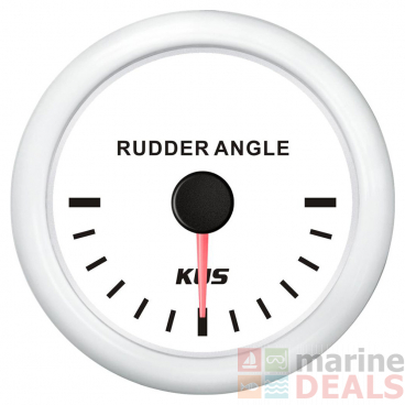 KUS Rudder Angle Gauge White