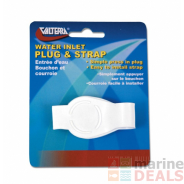 Valterra Water Inlet Plug and Strap 3/4in