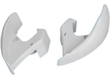 Thule L & R Lead Rail End Plate 4900 White