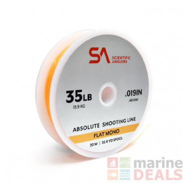 Scientific Anglers Absolute Shooting Line Flat Mono 35lb 30m