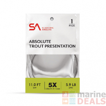 Scientific Anglers Absolute Tapered Leader Trout 11ft