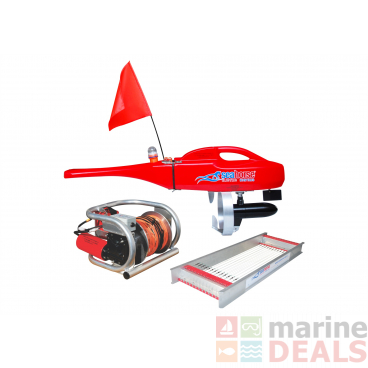Seahorse S33 Electric Kontiki Package with Braid Winch and Clip-N-Go Traceboard
