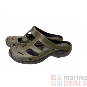 Shimano Evair Boat Sandals Green/Black US8