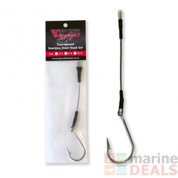 Viper Tackle Tournament Stainless Single Hook Rig 9/0