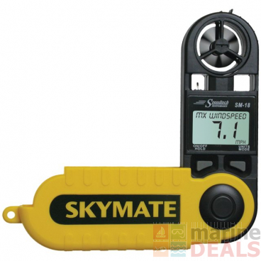 Weatherhawk SM-18 SkyMate Handheld Wind Meter with Temperature/Wind Chill