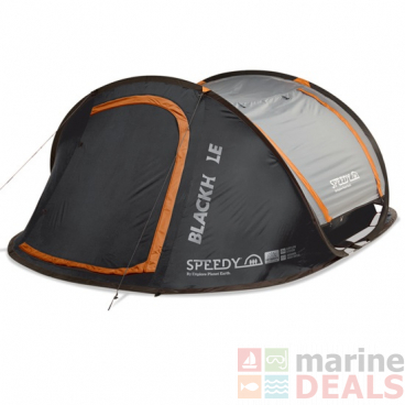 Explore Planet Earth Speedy Blackhole Pop-Up Dome 3 Person Tent - Returned Unit, Dodgy LED Lights. Tent lightly used