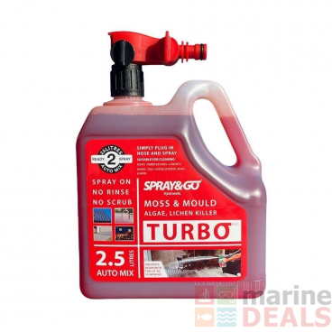Spray and Go TURBO Moss / Mould Killer Spray 2.5L