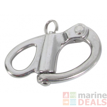 Stainless Snap Shackle With Fixed Eye