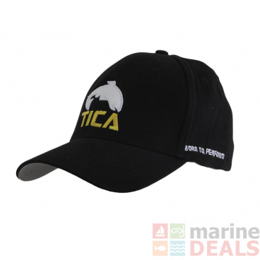 TiCA Cap Fish Logo Black