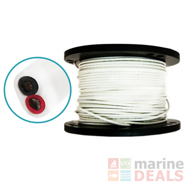 BEP Marine Twin Core Sheathed Cable White 0.6/1 kV - Per Metre