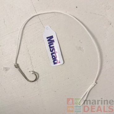 Mustad 15/0 Hook with Twine Snood Qty 1