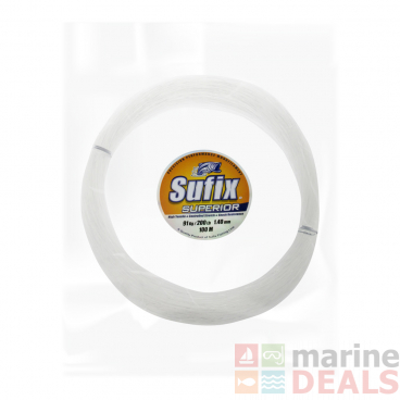 Sufix Superior Leader Clear 100m 200lb Large Hank