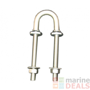 Cleveco Stainless Steel Collared U Bolt Backstay 10x110mm