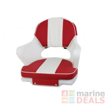 Hi-Tech Upholstery for 3000 Boat Seat Red/White