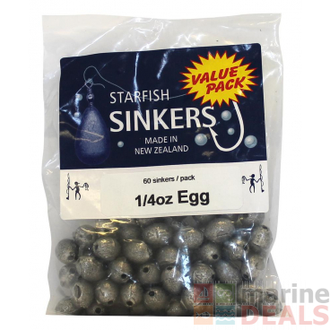 Starfish Egg Sinkers Value Pack